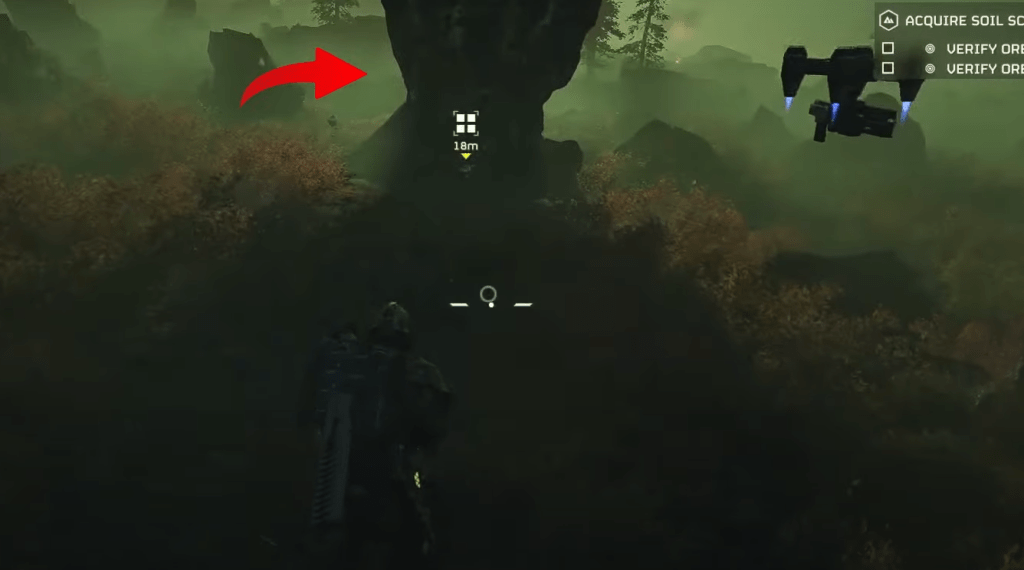 Silver Rock around with you get Super Uranium Samples in Helldivers 2