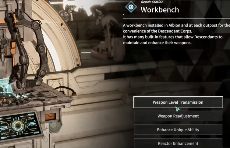Weapon Level Transmission - Unique Weapon Upgrade in The First Descendant