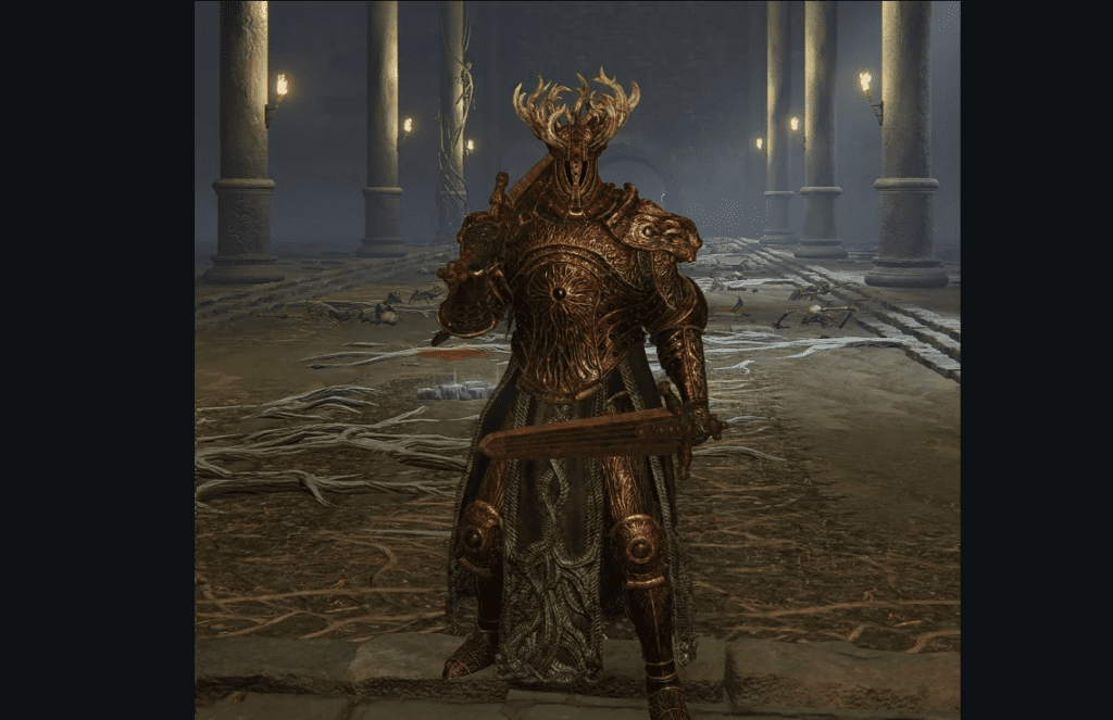 Crucible Hammer Knight Helmet - Elden Ring DLC Special Effect Armor Set Ranked