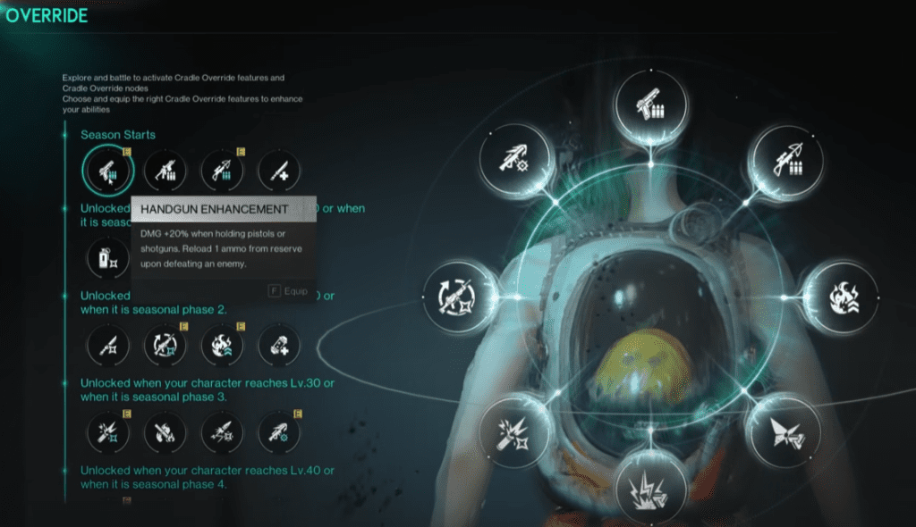 Cradle and Perk Selection for Once Human Corrosion Shotgun - Power Surge Build