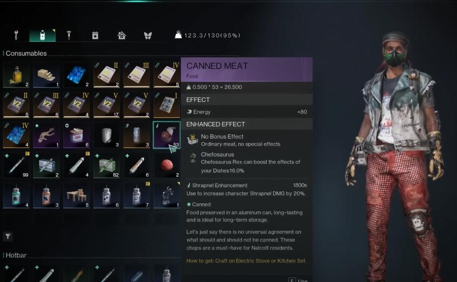 Food Buffs for Maximum Damage (DPS) in Once Human