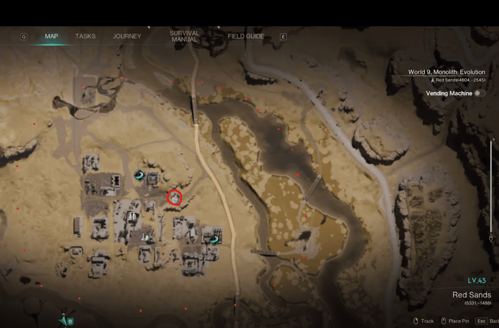 Blackfell Oil Fields - Red Sands - (5331, -1488) - Best Location for Stronghold Bases in Once Human