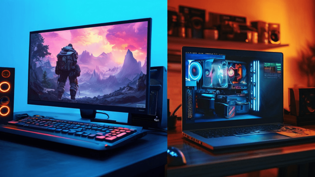 Gaming Laptop vs Desktop PC – Top 5 Key Differences