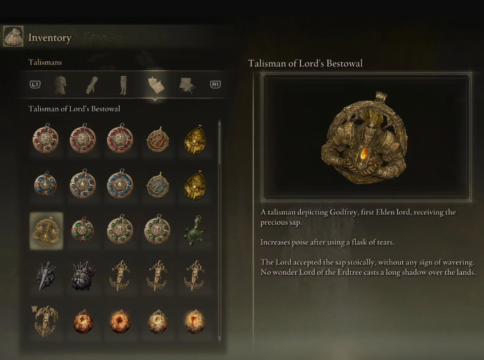 Talisman of Lord's Bestowal - Elden Ring DLC Worst to Best Talismans Ranked