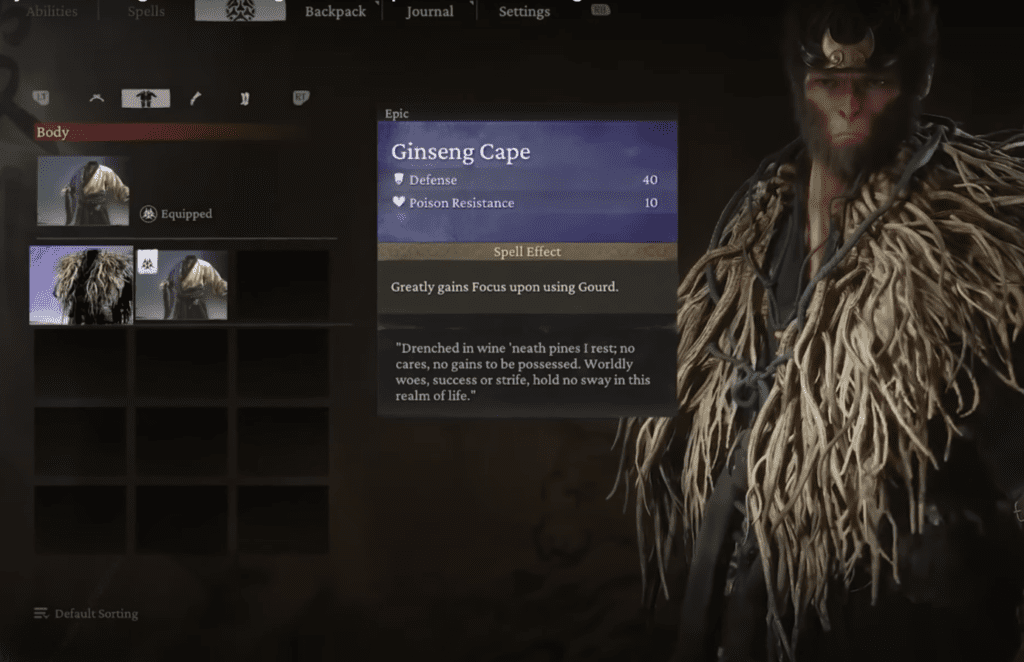 Black Myth Wukong Character Customization