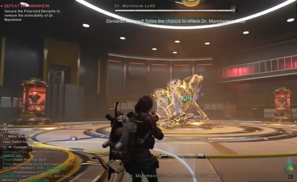 Once Human LEA Research Lab Second Phase - Dr Mannheim Boss Fight