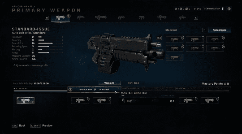 Trial Runs and Mastercraft Weapons in Space Marine 2