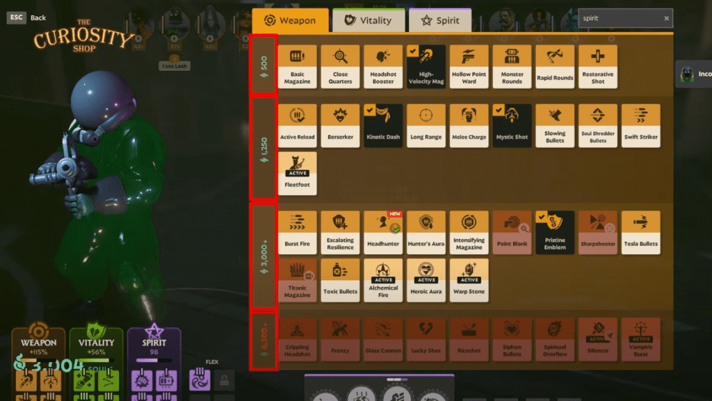 Deadlock Early vs. Late Game Item Strategies