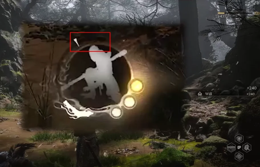 Four Focus Wukong Stance - Four Point Charged Heavy Attack in Black Myth Wukong