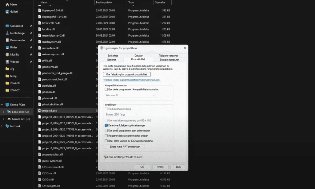 Reducing Input Latency in Deadlock - Disabling Deadlock Fullscreen Optimization and Editing PPT