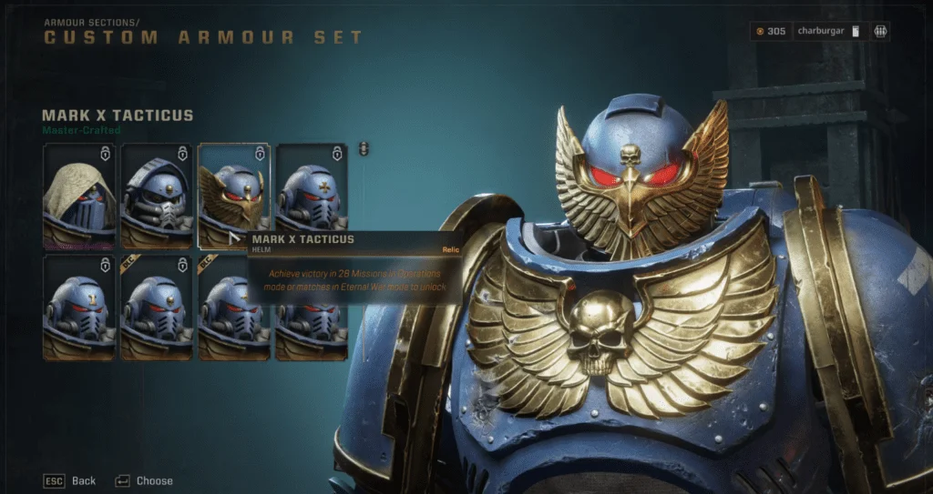 Armor Customization Unlocks in Space Marine 2