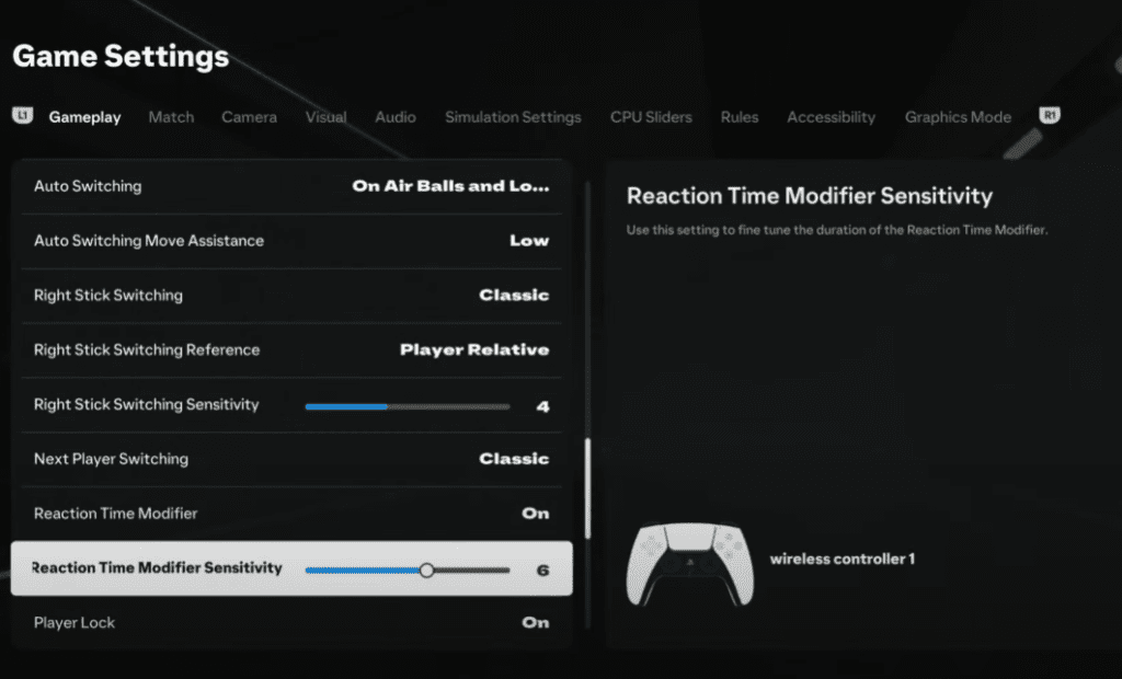 Best Controller Switching Settings for EA FC 25