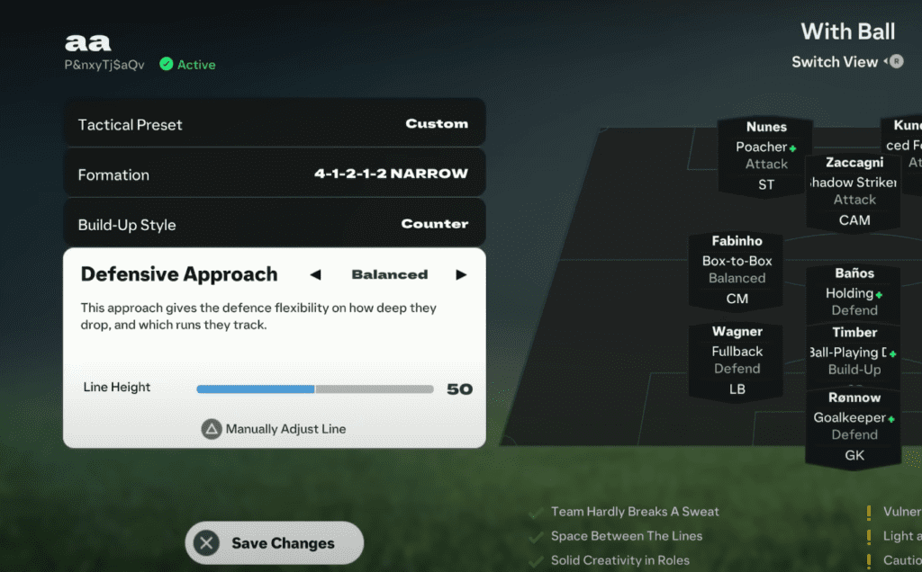 EA FC 25 41212 Player Roles and Instructions