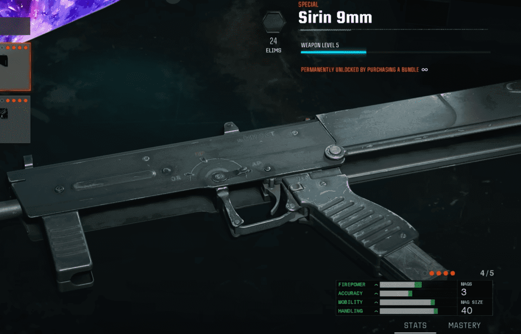 Sirin 9mm: Weapon Overview