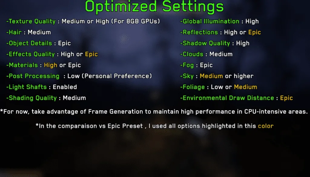 Best Optimized Settings for Performance Boost in Stalker 2