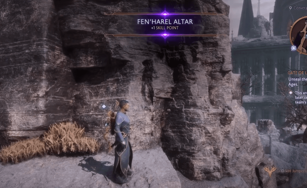 Fen'harel Altars for Bonus Skill Points Early in Dragon Age Veilguard