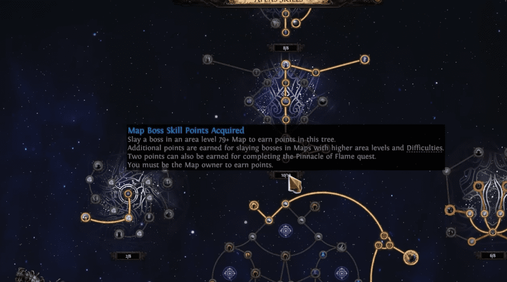 Map Boss Skill Tree Unlock in PoE 2