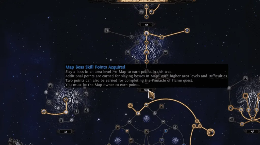 Map Boss Skill Tree Unlock in PoE 2