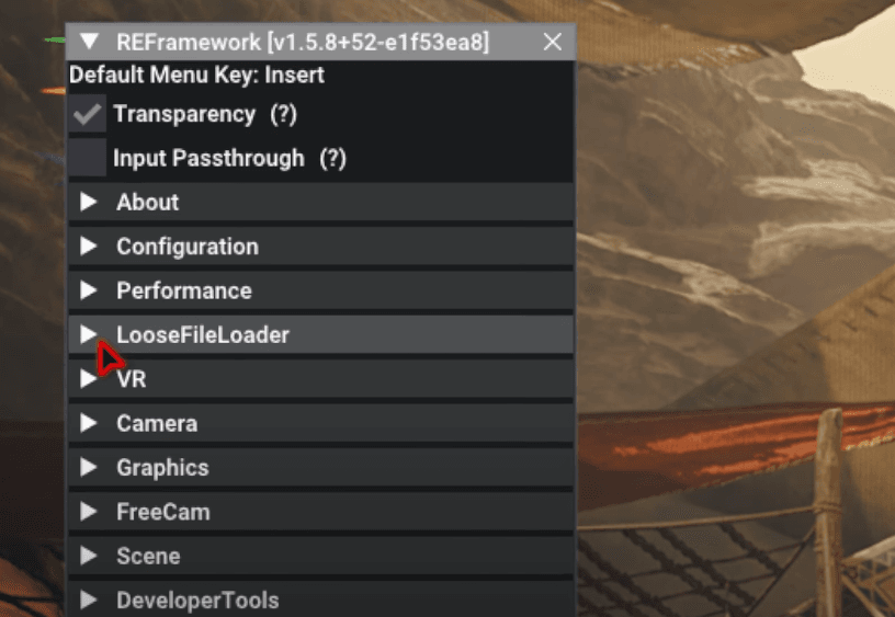 RE Framework Features Panel and Features in Monster Hunter Wilds