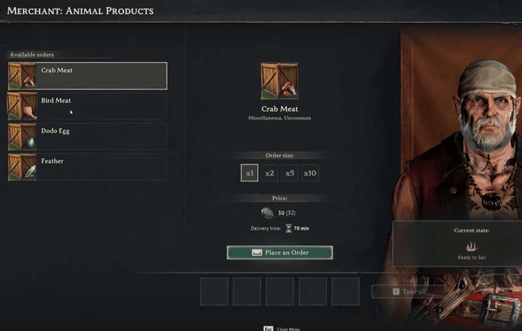 Windrose Merchants and Contracts