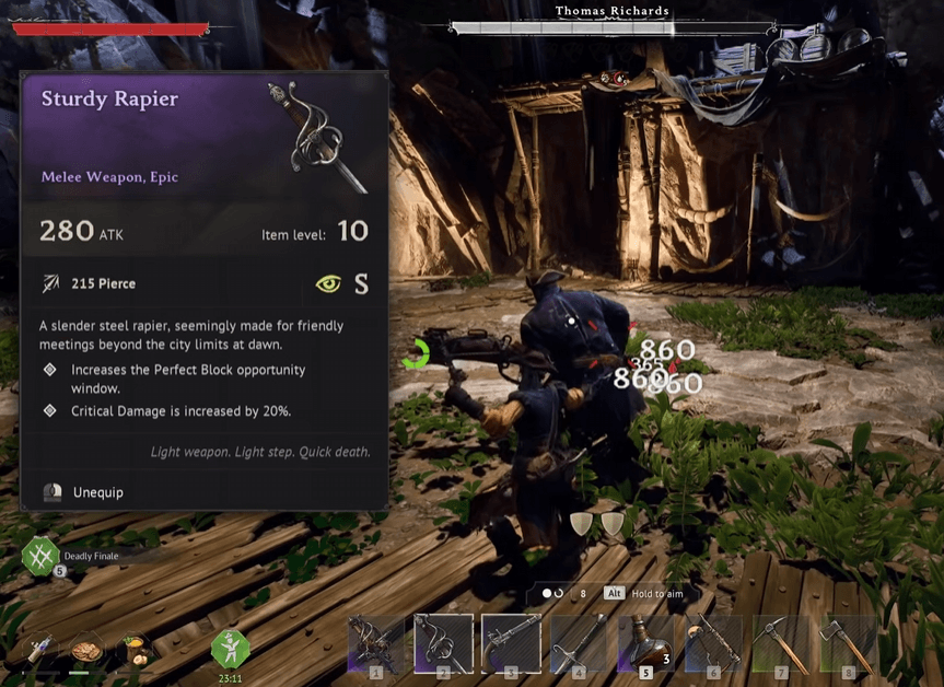 Sturdy Rapier - Windrose Best Beginner Build