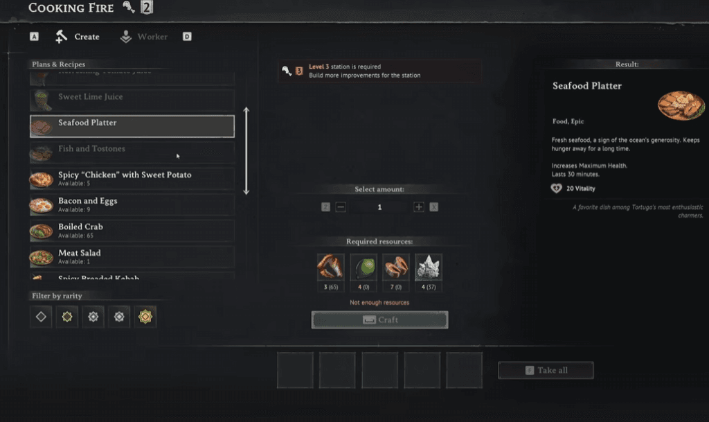 Windrose Best Beginner Build Food