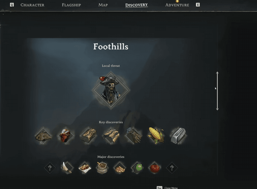 Bosses for Provisions in Windrose