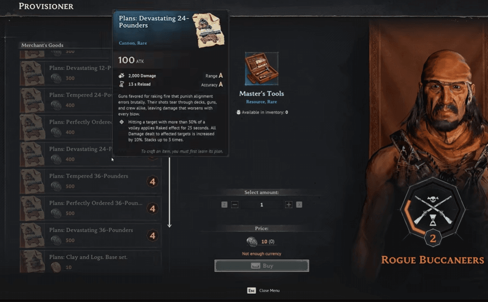 Building Plans Blueprints in Windrose